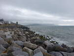 Cliff Beach an der Jurassic Coast bei Lyme Regis, Dorset (13.05.2024)