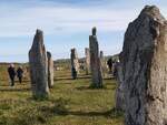 Die Steinkreise von Callanish (g�lisch Calanais) auf der Isle of Lewis auf den �u�eren Hebriden, Schottland am 03.08.26.