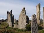 Die Steinkreise von Callanish (g�lisch Calanais) auf der Isle of Lewis auf den �u�eren Hebriden, Schottland am 03.08.26.