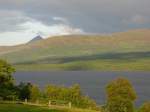 Loch Rannoch am 20.07.2009, im Hintergrund links der 'Schiehallion', Hhe 1083 m