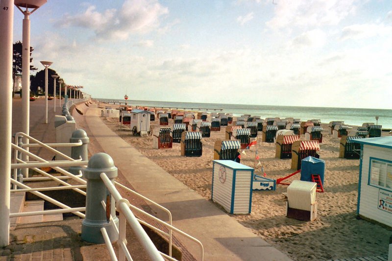 Travemnde, Zugang zum Strand, Sommer 2004