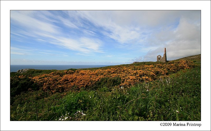 Unterwegs auf der Kstenstrae zwischen St. Ives und St. Just - Carn Galver Mine.