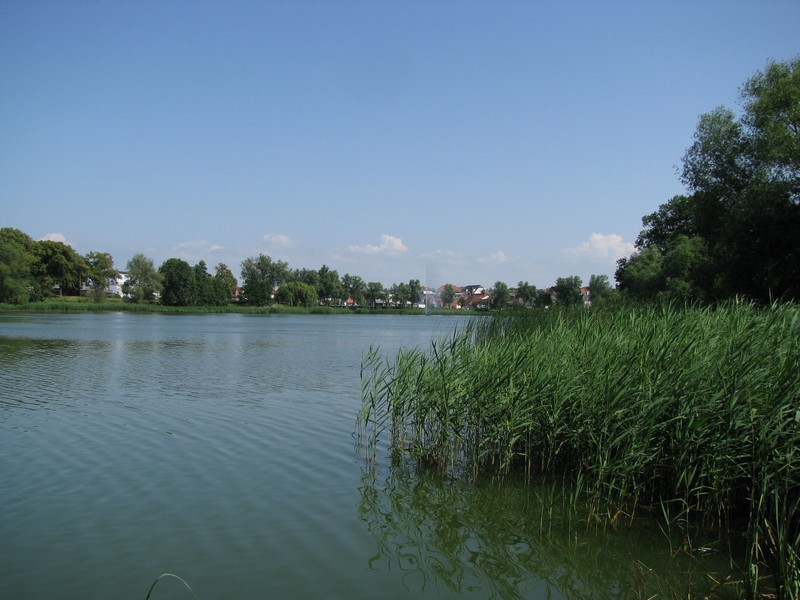 Vielbecker See, Sdufer mit Altstadt  02.07.2009