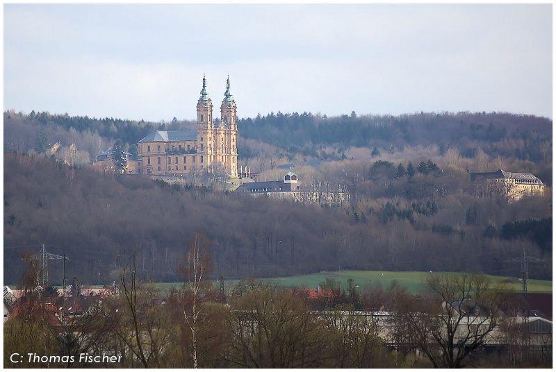 Vierzehnheiligen von Ksten aus  ( Luftline ca 4km)06.04.2008