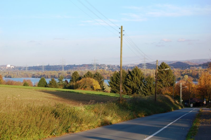 Von Bochum-Stiepel aus sieht man Witten-Herbede und den Kemnader See.