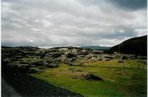 Lavaw�ste von Eldhraun in Island