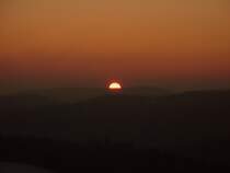 Die allerletzten Sonnenstrahlen am 28.12.08 nahe Neustadt am Rennsteig (Ilm-Kreis)