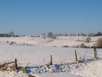 Winterlandschaft am Rand der Eifel bei Aachen. So viel Schnee hat man hier auch nicht so oft 09.01.2009
