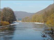 Die Sauer in der N�he von Erpeldange/Ettelbr�ck am 11.01.09. (Jeanny)