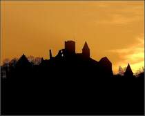 Die Burg Bouscheid einmal anders gesehen. 11.01.09 (Jeanny)