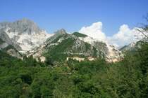 Die Cave di Carrara - Die Marmorbr�che von Carrara.
