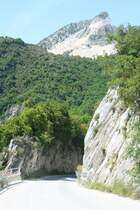 Inmitten des Marmors. Stra�e durch die Cave di Carrara.