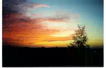 Sonnenuntergang Haid Th�rnthenning