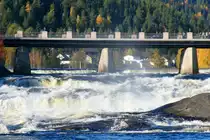 Der L�gen-Wasserfall in Kongsberg; 17.10.2009
