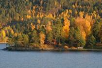 Eine Insel im Tyrifjorden; 17.10.2009