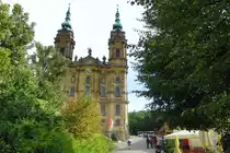 Wallfahrtskirche Vierzehnheiligen,private Wallfahrt am 3.Okt.2009.Von Breitbrunn aus gestartet,ca.40 km