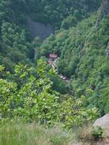 Blick ins Bodetal, vom Hexentanzplatz.