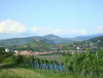 Blick auf Staufen im Markgr�flerland,
Juli 2009