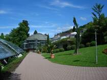 Badenweiler im Markgr�flerland,
die Glaskuppel des Thermalbades,
2008