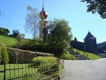 Kirche und Friedhof in Urach/Schwarzwald,
Sept.2009