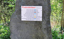 Wadenheimer Wetterstation, die 100 %ige Wettervorhersage - Wetterstein in Bad Neuenahr 18.04.2010