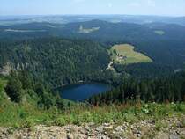 der Feldsee im Schwarzwald,
liegt am Fu�e des Feldberges,
Juli 2010 