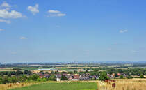 K�lner Bucht und Wesseling von Brenig aus fotografiert - 18.07.2010