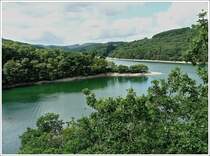 Der Stausee der Obersauer fotografiert in der N�he von Lultzhausen. 02.08.10