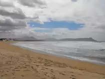 Einsamer Strandabschnitt bei Sunny Seas. Kleinmond, 26.10.2009

