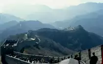 Die chinesische Mauer in der N�he von Beijing. Ich war dort im Jahr 2003