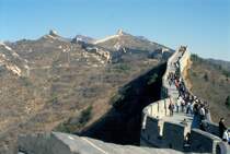 Die chinesische Mauer in der Provinz Peking im Jahr 2003