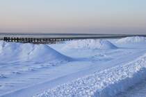 Am Strand von Wyk auf F�hr am 21.12.2010