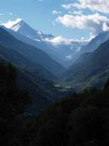 Dent Blanche am Ende des Val d'H�rens, 13.8.2004 um 9:46 Uhr