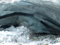 Gletschertor des Glacier du Mont Min�, 13.8.2004 um 16:15 Uhr