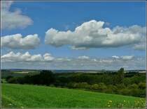 Blick �ber die  �islecker Koppen  in Hosingen am 13.08.2010. (Jeanny)