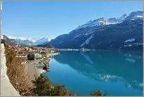 Blick auf Brienz und der Brienzersee.
(09.02.2011)