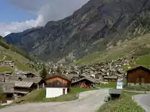 Valsertal, Ausblick auf den Ort Vals (01.05.2011)
