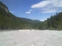 Wimbachgries:
Fotografiert am 08.05.2011 
Im Hintergrund sieht man den Untersberg