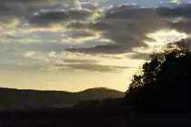 Blick auf die Ruine Bramberg , aufgenommen am 6.3.2011