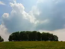 Interessantes Wolkenbild in der N�he von Wilwerwiltz (April 2011)