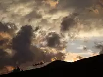 Abendhimmel nach dem Unwetter am 22. Juni 2011 �ber Kronach-Kreuzberg.