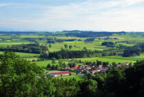 Baden-W�rttemberger Allg�u vom Schlo� Zeil in Richtung Bodensee - Wangen - 16.07.2011