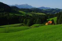 Alpstein Gebiet mit Berg S�ntis 2501 M., Kanton Appenzell (21.08.2011)