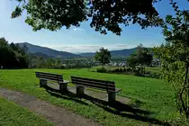 Blick vom Giersberg bei Kirchzarten ins Dreisamtal Richtung Freiburg, Aug.2011