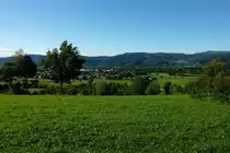 Blick vom Giersberg ins Dreisamtal und auf Kirchzarten, Aug.2011