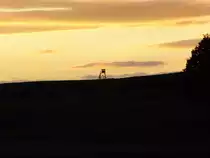 Jagdrevier bei Hohnhausen in der Abendd�mmerung, aufgenommen am 9.8.2011