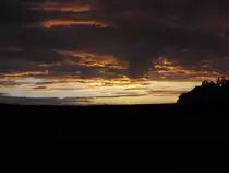 Sonnenuntergang bei Bischwind a.R. am 9.8.2011