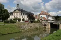 Ein Seitenkanal des Doubs in L'Isle-sur-le-Doubs; 29.08.2010