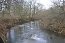 Die Leine bei Hannover/D�hren am 07.12.2011.