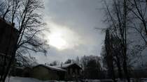 Stimmungsvolle Wolken �ber Brixlegg am 16.2.2012.